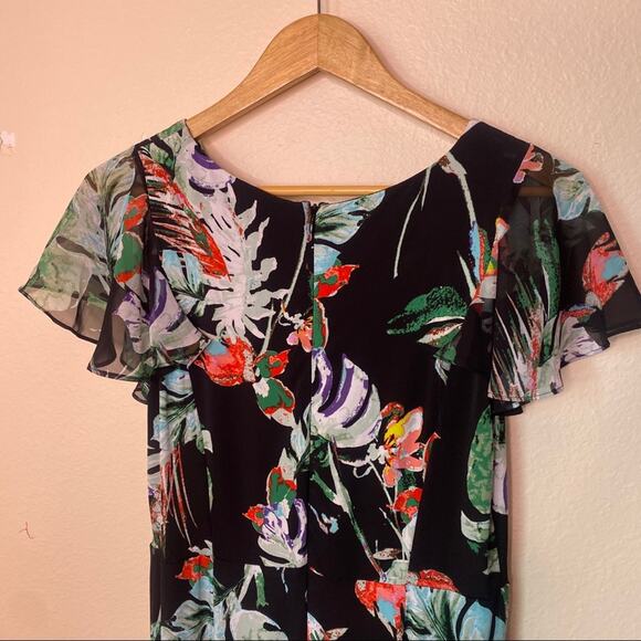 Est 1946 Black Floral Jumpsuit Medium - Picture 10 of 12